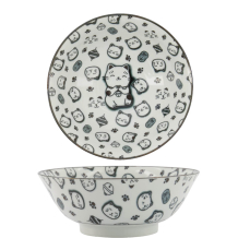 Kawaii Glückskatze (Lucky Cat) Neko Ramen-Schale bei Tokyo Design Studio (Bild 1 von 5)