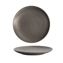 Ø 15.2x1.7cm Yuzu Black Coupe Plate at Tokyo Design Studio (picture 1 of 6)