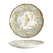 Kran Hell Blau Teller bei Tokyo Design Studio (Bild 1 von 6)