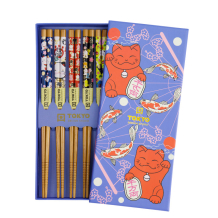 Blau Lotus 5 Paar Essstäbchen bei Tokyo Design Studio (Bild 1 von 4)