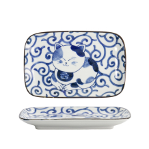 Blue Sakura Rectangular Plate at Tokyo Design Studio (picture 1 of 6)