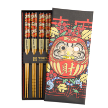 Black Stripe DJ 5 Paar Essstäbchen bei Tokyo Design Studio