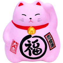 Dekoration Glückskatze / Lucky Cat bei Tokyo Design Studio