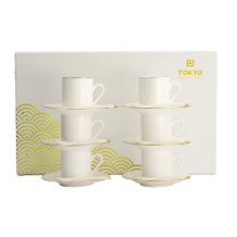 TDS, Espresso Set, Nippon White, 18-piece set, 80 ml, Item No. 16783