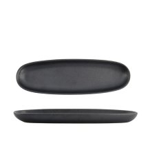 Yuzu Schwarz Platte 30.3x9.5x2.4cm Teller bei Tokyo Design Studio (Bild 1 von 7)