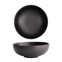 Yuzu Schwarz Runde Schale Ø 18.9x7cm 1000ml Schale bei Tokyo Design Studio (Bild 1 von 6)