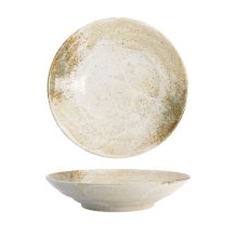 Weiß/Braun Yukishino Teifer Teller bei Tokyo Design Studio (Bild 1 von 5)