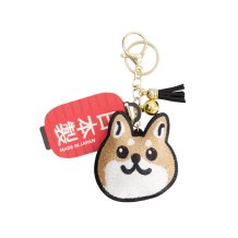 Shiba-Dog Face Patch Keychain at Tokyo Design Studio (picture 1 of 3)