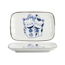 Blue Sakura Rectangular Plate at Tokyo Design Studio (picture 1 of 6)